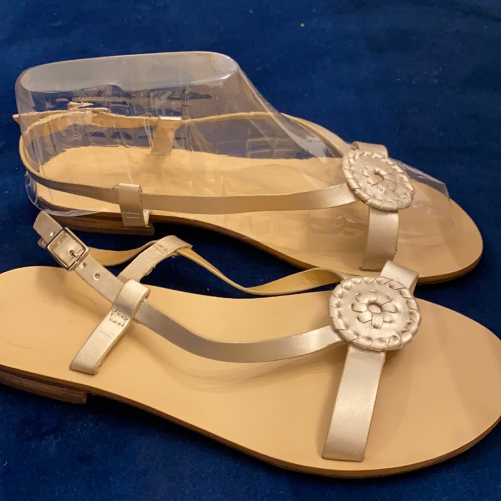 Jack Rogers platinum sandal size 6M